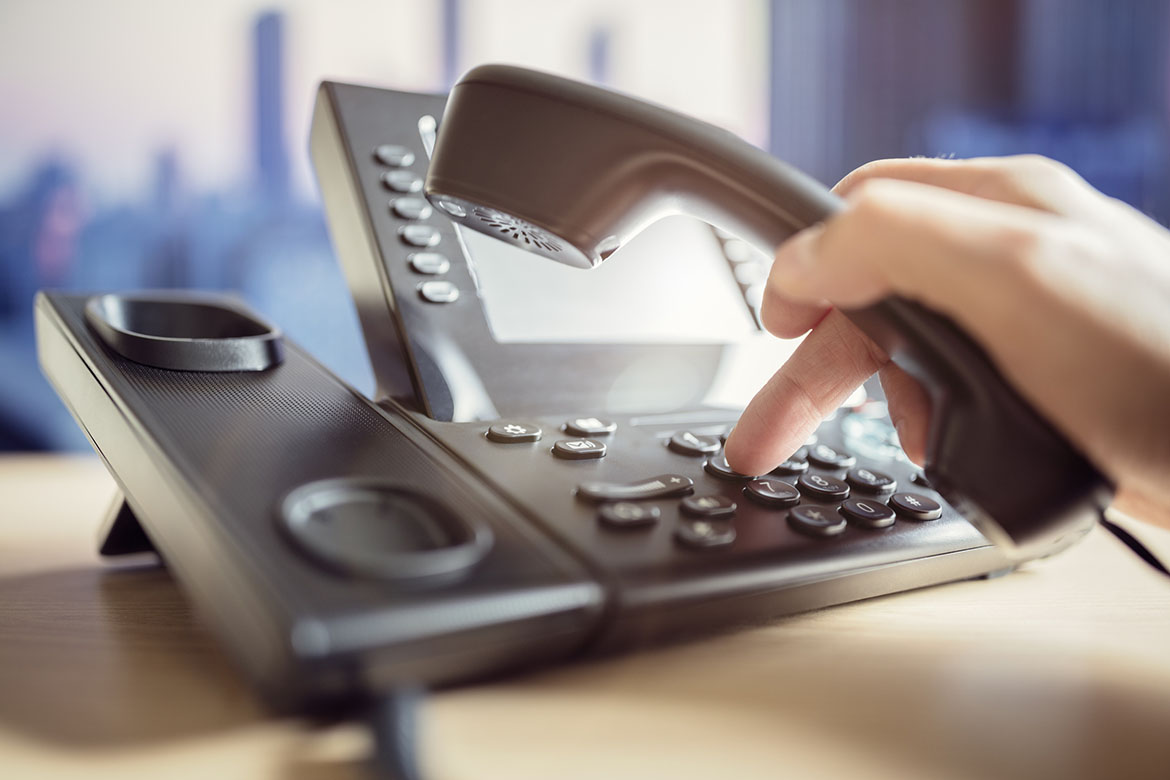 Dialing telephone keypad
